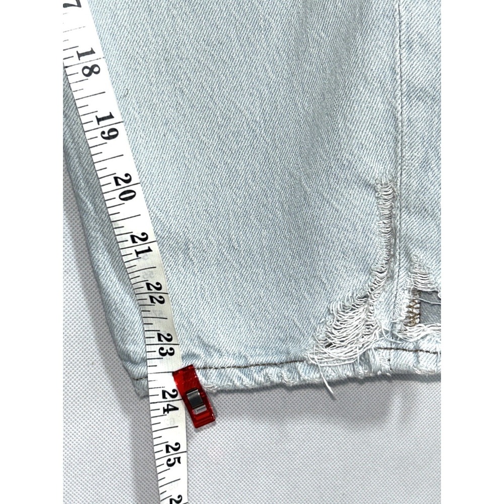 Madewell Balloon Jeans Distressed Barrel Light Wash High Rise Mom Jeans Size 23 - Picture 9 of 16